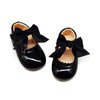 Timatego Toddler Baby Girls Dress Shoes Ballet Sparkle Wedding Party Princess Mary Jane Ballerina Flats Shoes for Girls, 4 Toddler, 06 Black