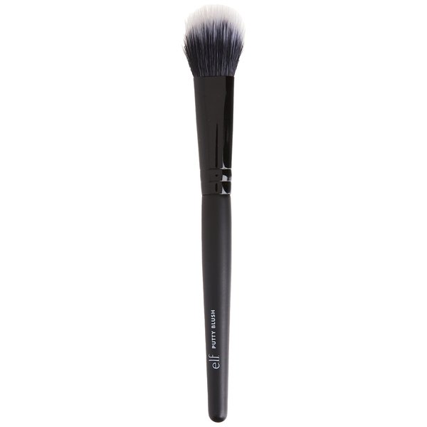 e.l.f. Putty Blush Brush, Vegan Makeup Tool, Flawlessly Applies Putty & Cream Formulas, Creates Airbrushed Effect 1 Count (Pack of 1)