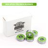 Premium 20Pcs 608rs Bearings Skateboard Bearings ABEC Bearings Chrome Steel Ball Bearing Longboard Bearings for Quad Skate Double Rubber Sealed Miniature Deep Groove Bearings