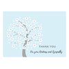 Elcer Celebration of life Funeral thank you cards with envelopes Sympathy acknowledgement memorial Thank you note cards (50 Count)