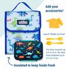 Wildkin Kids Insulated Lunch Bag for Boys & Girls, Reusable Lunch Bag is Perfect for Daycare & Preschool, Ideal Size for Packing Hot or Cold Snacks for School & Travel Lunch Bags (Dinosaur Land)