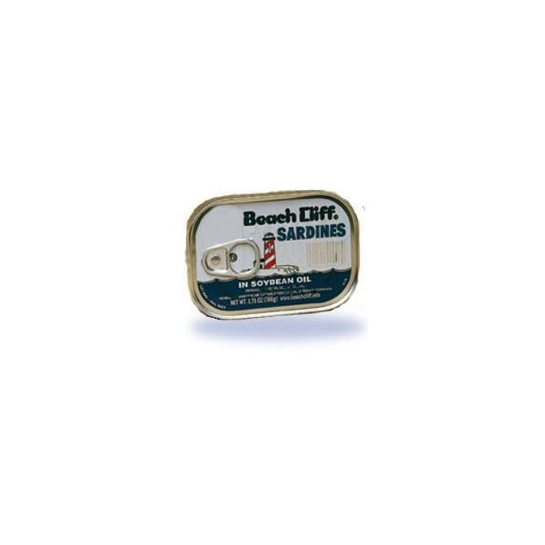 Beach Cliff Sardines in Soybean Oil 3.75oz 8pack