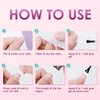 Melous 6 in 1 Gel Nail Glue, Nail Tips Gule for Soft Gel Tips Press on Nails Strong Glue Gel for Nail Extension