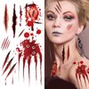 Supperb Temporary Tattoos - Bleeding Wound, Scar Halloween Halloween Tattoos (Bleeding Bullet Wound)