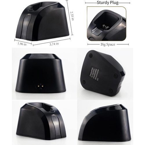 Hair Clippers Charging Stand, Kaynway Professional Clipper Charging Dock Storage Station Base for Wahl 5-Star Magic Clip Senior 100th Anniversary Soul Sterling-4 Detailer Cordless Clippers (Black)