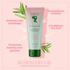 Camille Rose Rosemary Oil 5-Minute Deep Strengthening Hair Mask and Conditioner, with Natural Castor, Peppermint, and Rosemary Oils for Hair Growth & All Hair Types, 8.5 fl oz