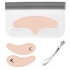 Beautistin Silicone Forehead Wrinkle Patch - Reusable Forehead Wrinkle Patch and Eye Patches Set, Reusable Silicone Patches for Wrinkles, No Adhesive, Metal Eye Cream Applicator, Silicone Bag