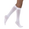 JOBST soSoft, Knee High Compression Socks, Ribbed, 8-15 mmHg, White, MD