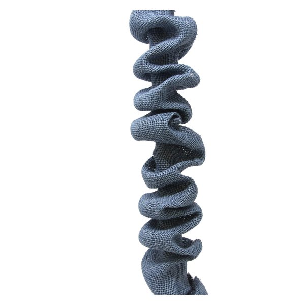 Urbanest Burlap Chandelier Chain Cord Cover, 5-feet Long, Denim Blue