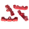 Parts for Tamiya TT02 Full Set Metal Upgrade Kit Compatible with 1/10 RC Car Tamiya TT-02(Red)