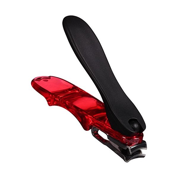 Revlon Twist & Clip Nail Clipper, 360-Degree Rotating Nail Clipper, Curved Blade