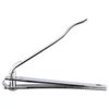 1pc Curved Edge Large Ultra Sharp Stainless Steel Sturdy Fingernail and Toenail Clipper Cutters Nail Care Tools Nail File for Trimming Grooming Easy to Use
