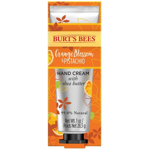 Burts Bees Orange Blossom & Pistachio Hand Cream with Shea Butter, 1 Oz (Package May Vary)