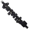 Lsgoodcare Multifunction Police Security Guard Military Tactical Duty Utility Waist Belt, Black 10 in 1 600D Nylon Adjustable Modular Equipment Law Enforcement Outdoor Duty Belts