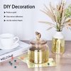 Biutityer 3600 Pieces Self-Adhesive Mirrors Mosaic Tiles,Mini Mirrors Mosaic Tiles Sticker for Craft Square Glass Tiles,Disco Glass Tiles Decorations Making, 5×5mm(Gold)…