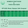 EvoNation Women’s 15-20 mmHg Graduated Compression Pantyhose – Moderate Pressure Compression Garment
