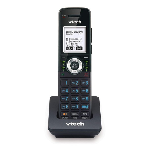 VTech Accessory Handset for VTech AM18447 Small Business System, Black