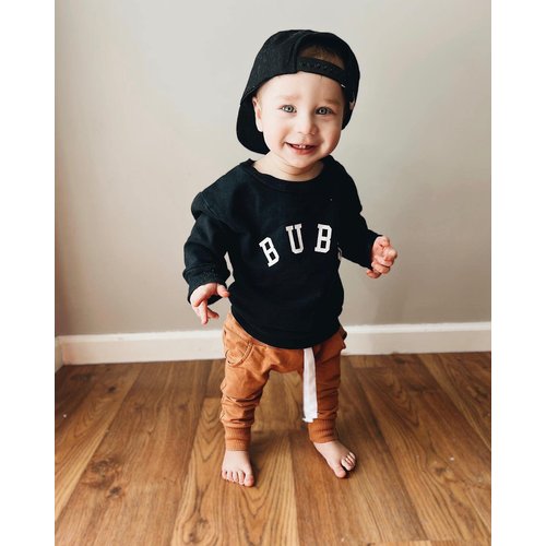 YOKJZJD Infant Toddler Baby Boy Fall Winter Outfits Letter Pullover Sweatshirt Long Sleeve T-Shirt Tops Pants Sweatsuit Clothes Set (Black, 2-3T)