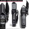Rounded by Concealment Express OWB Paddle KYDEX Holster fits FNS 509 Compact | Left | Black