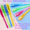 [ 2 Style ] 32 Pack Invisible Ink Pen with UV Black Light Secret Spy Pens Magic Disappearing Ink Markers Classroom Supplies Kids Party Favors Halloween Birthday Gift for Boys Girls Goodie Bags Fillers