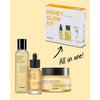 COSRX Honey Glow Kit | Facial Toner, Serum, Cream with Propolis Extract | Deep Moisture, Hydration, Nourishment | Travel Size Set, Gift Set, Korean Skincare, Not Tested on Animals, Paraben Free