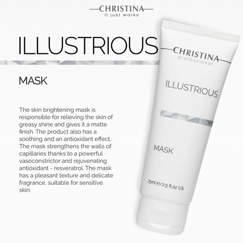 -CHRISTINA- Illustrious Face Skin Brightening Mask - For All Skin Types 75ml / 2.5 fl.oz