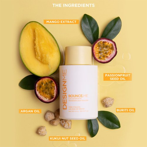 BOUNCE.ME Curl Conditioner by DESIGNME | Curl-Defining, Added Bounce, Nourishing, Anti-Frizz Formula for All Curly Hair Types | Boost Shine & Moisturising Conditioner for Curly Hair