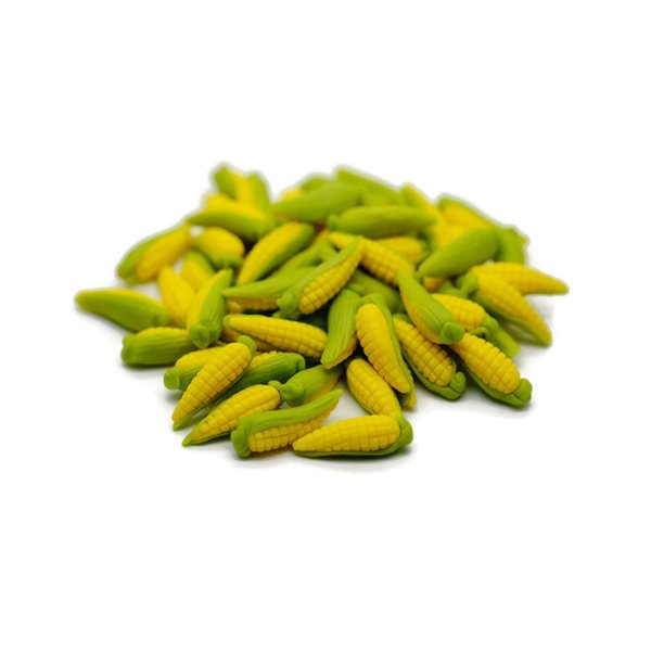 20 Vegetable Corns Size 1.5 Cm Dollhouse Miniatures Food Kitchen