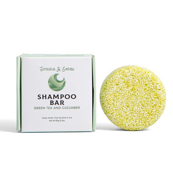 Jorjia & Gryn Green Tea & Cucumber Shampoo Bar