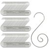 Cualfec Christmas Ornaments Hooks Christmas Tree Hanger Great for Christmas Tree Decoration - 120 / Silver