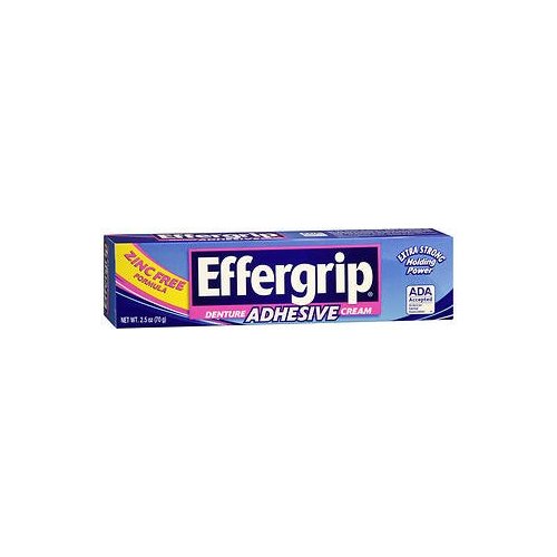 Effergrip Denture Adhesive Cream - 2.4 oz, Pack of 5