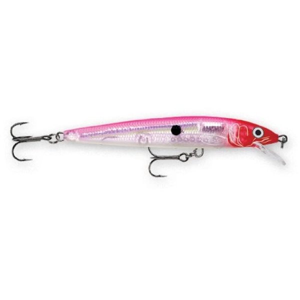 Rapala Husky Jerk 12 Fishing lure, 4.75-Inch, Glass Pink Clown