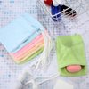 8 Pieces Soap Holder Bag Microfiber Soap Exfoliating Saver Bag Hanging Soap Saver Pouch Colorful Soft Soap Bags for Body Face Cleaning Supply, 4 Colors