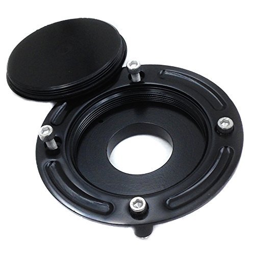 XKH- Motorcycle Black Keyless Gas Cap Twist Off Fuel Tank Cap For 1997-2003 Suzuki GSX-R 600/ 1996-2003 GSX-R 750/ 2001-2002 GSX-R 1000/ 1999-2007 Suzuki Hayabusa/ SV 650/ TLR 1001R