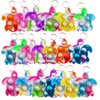 Roaqua 100 Packs Turtle Mini Pop Fidget, Autism Special Needs Squeeze Sensory Party Favors Gifts for Family, Adult and Kids