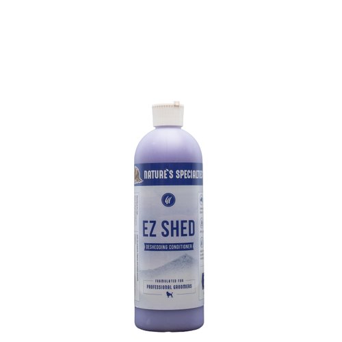 Nature's Specialties EZ Shed Ultra Concentrated Dog Conditioner for Pets, Makes up to 3 Gallons, Natural Choice for Professional Groomers, Deshedding Solution, Made in USA, 16 oz