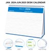 BHR Desk Wall Calendar 2024-2025,Monthly Desk Calendar from January 2024-June 2025,10"×8" Standing Flip Desktop Calendar