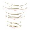 KUMGROT 6pcs Plate Hangers Decorative Wire Plate Hangers Holders Wall Plate Hangers Wall Hooks for Decorative Plates Arts 4 Inch 6 Inch 8 Inch