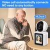 2K Two-Way Video/Audio Indoor Camera, Child/Elder/Dog/Pet Camera with Phone App, 2K Home Security Camera with Pan Tilt, Night Vision, One-Button Call, Motion Detection, Human/Sound/Crying Detection