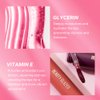 MYUANGO Hydrating Lip Care Lip Tint, Moisturizing Lip Oil,Shiny Lip Glow Vegan Plumping Lip Gloss for Dry Lips (104, Travel Size)