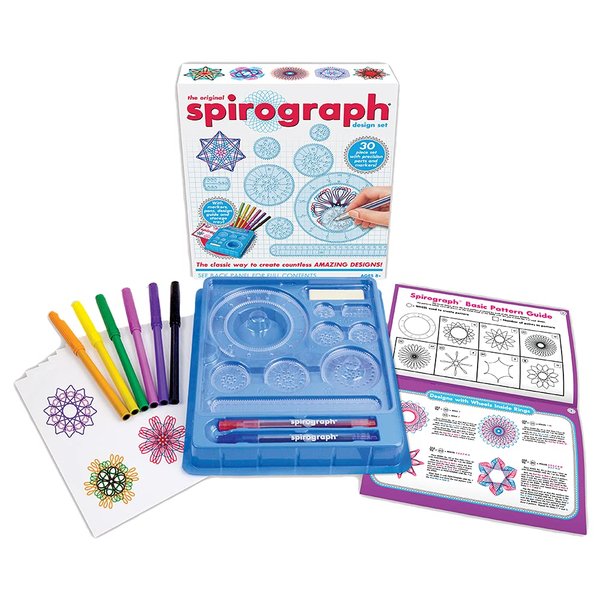 Spirograph — Design Set Boxed — Arts and Craft Kit — The Classic Way to Make Countless Amazing Designs! — for Ages 8+