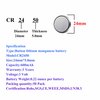 25 Pack 3V High Capacity Lithium Button Coin Cell Batteries CR2450 ECR2450 Used in Most Electronic Devices