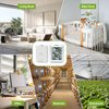 Urageuxy Indoor Outdoor Thermometer Wireless Digital Thermometer with Indoor and Outdoor Temperature Display for Home Room Monitoring