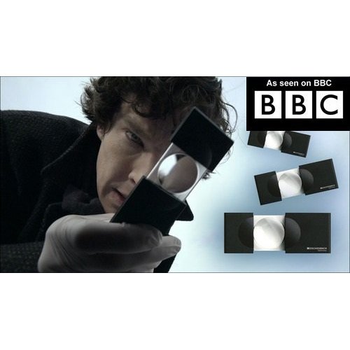Folding Pocket Magnifier - Compact: magnification: 5x, lens size: 30mm, lens type: Biconvex