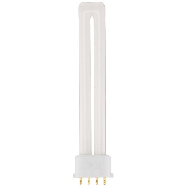 Sylvania 20318 (6-Pack) CF13DS/E/841/ECO 13-Watt Single Tube Compact Fluorescent Light Bulb, 4100K, 800 Lumens, 82 CRI, T4 Shape, 4-Pin 2GX7 Base