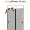 SOLODOTO [2025 Upgraded Eco-Friendly Polyester] Magnetic Screen Door [Fit Door Size 36" x 82"] Door Screen Magnetic Closure Keep Bug Out, Screen Door Mesh for Front Backyard Patio Door, Black