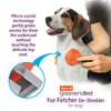 Hartz Groomer's Best Fur Fetcher De-Shedder Dog Brush,Black