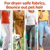 Bounce Pet Hair and Lint Guard Mega Dryer Sheets with 3X Pet Hair Fighters, Unscented, 130 Count