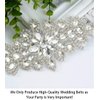 ShiDianYi Elegant Sash/Wedding Applique - Rhinestones Hot Fix or Sew On Belt Sash for Dress