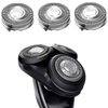 SH50/52 Replacement Heads Fit for Series 5000 Shavers, Electric Razor Replacement Fit for Shaver Series 5000 (S5xxx), AquaTouch (S5xxx), PowerTouch (PT8xx, PT7xx), 3 Count